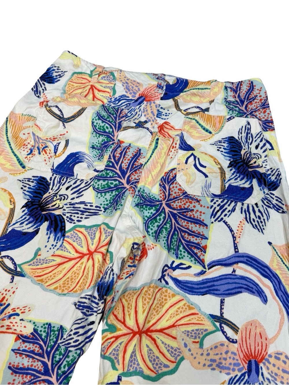 🌟 Maeve The Colette Cropped Wide-Leg Pants Sarah Gordon Artist Edition Size 32 - Picture 3 of 10
